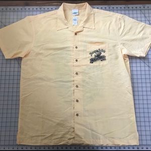 jimmy buffett margaritaville Yellow Hawaiian shirt